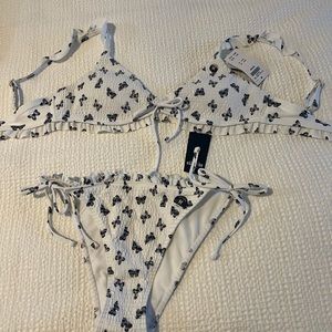 Hollister two piece butterfly bathing suit